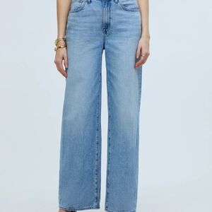 Madewell Light Blue Super Wide Jeans